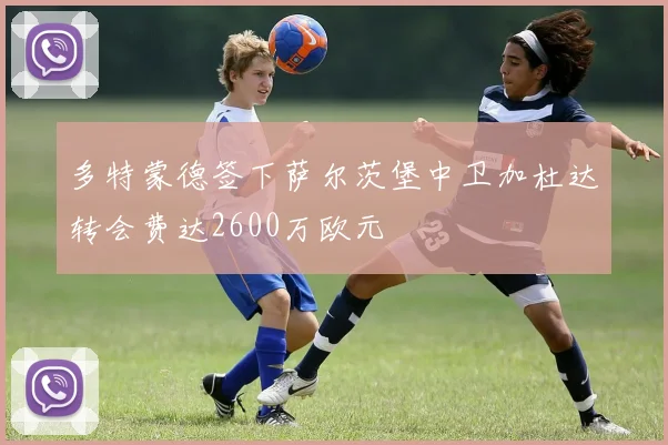多特蒙德签下萨尔茨堡中卫加杜达转会费达2600万欧元